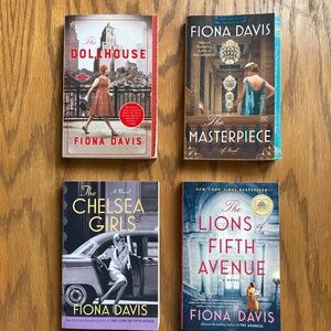 Fiona Davis Bundle: Lions of Fifth Avenue, Dollhouse, Masterpiece, Chelsea Girls